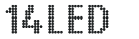 14 LED letters preview