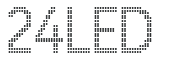 24 LED letters preview