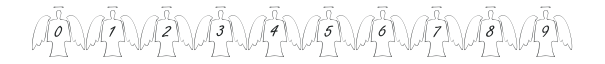 101! The Font Angel numbers preview