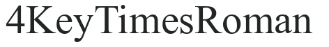 4 KeyTimesRoman preview