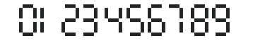 7LineDigital numbers preview