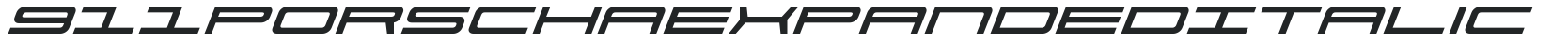 911 Porscha Expanded Italic preview