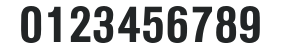 AGBuchCondensedBQ-Medium numbers preview