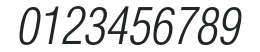 AGLettericaCondL-Italic numbers preview