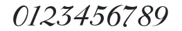 AIParmaPetit-Italic numbers preview