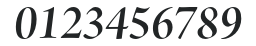 AJensonPro-BoldItDisp numbers preview