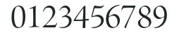 AJensonPro-Disp numbers preview