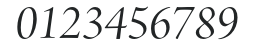 AJensonPro-ItDisp numbers preview