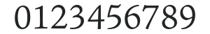 AJensonPro-LtCapt numbers preview