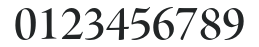 AJensonPro-SemiboldDisp numbers preview