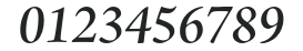 AJensonPro-SemiboldItSubh numbers preview