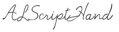 AL Script Hand preview