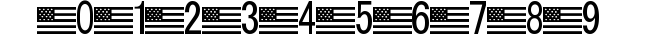 AME Font preview