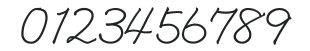 AR Script4 Medium numbers preview