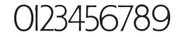A&S Sign Gothic numbers preview