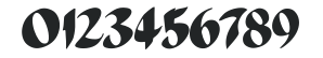 A&S Wizard Bold numbers preview