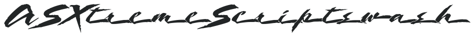 A&S Xtreme Script swash preview