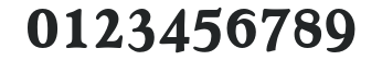 ATHadrianoStd-CondExBd numbers preview