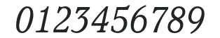 ATPacella-BookItalic numbers preview