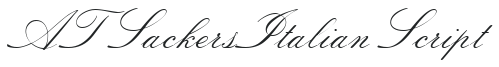 AT Sackers Italian Script preview