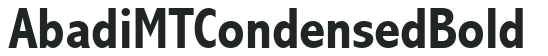 Abadi MT Condensed Bold preview