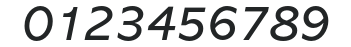 AbadiMTStd-Italic numbers preview