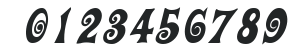 Action Is, Diagonal JL Italic numbers preview
