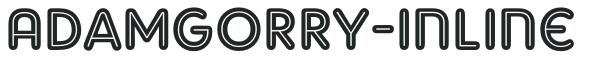 AdamGorry-Inline letters preview