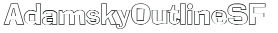 Adamsky Outline SF preview