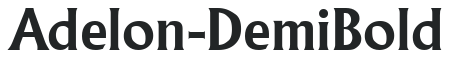 Adelon-DemiBold preview
