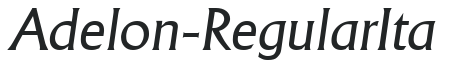 Adelon-RegularIta preview