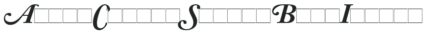 AdobeCaslonSwash-Bold Italic preview