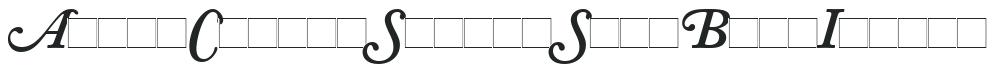 AdobeCaslonSwash-SemiBold Italic preview