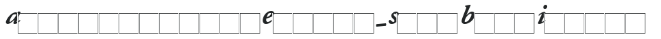 AdobeGaramondExpert-SemiBold Italic preview
