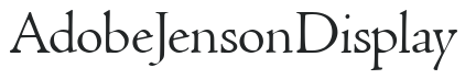 AdobeJensonDisplay preview