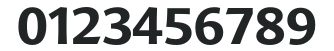 Advert-Bold numbers preview