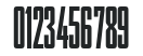 AgencyFB Bold Comp numbers preview