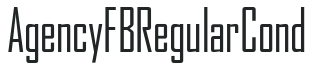 AgencyFB Regular Cond preview
