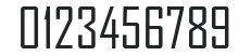 AgencyFB Regular numbers preview