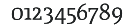 AgendatypeSmallCaps numbers preview