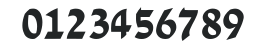 Ain Yiddishe Font Modern numbers preview