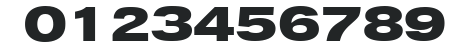 AkzentExtended-Bold numbers preview
