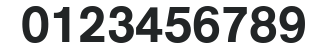 Akzidenz-Grotesk (R) Schulbuch Medium numbers preview