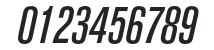 AkzidenzGrotConBQ-MediumItalic numbers preview