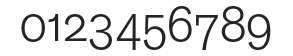 AkzidenzGroteskBE-LightOsF numbers preview