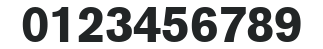 Akzidenz Grotesk CE Roman Bold numbers preview