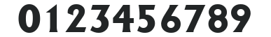 Albertus Extra Bold (W1) numbers preview