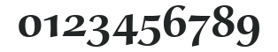 Alcuin_Becker_Caps_Bold numbers preview