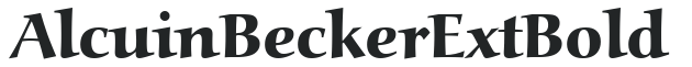 Alcuin_Becker_Ext_Bold preview