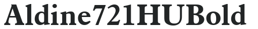 Aldine 721 HU Bold preview